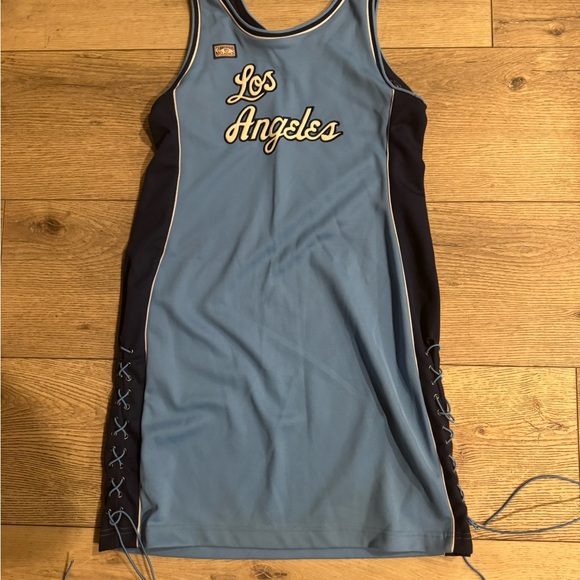 Los Angeles Blue and Navy Los Angles Lakers Dress Size L - Picture 3 of 5